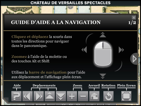 Chateau de Versailles Spectacles / Webdesign